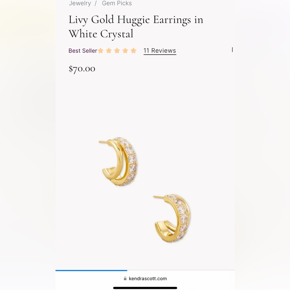 Kendra Scott Livvy double hoop earrings
